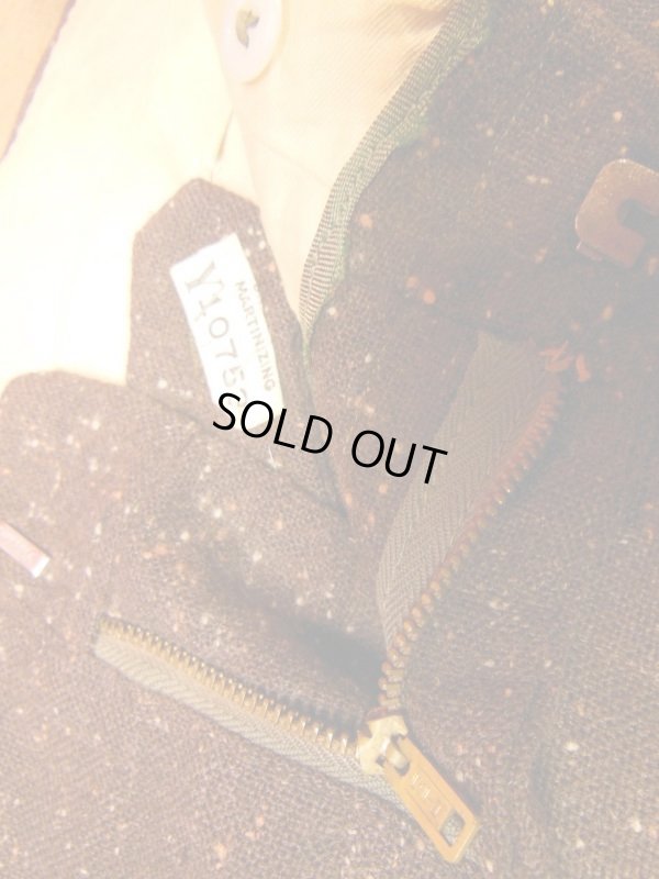 画像6: 1950'S UNKNOWN FLECK TWEED WOOL SLACKS SIZE/36X33