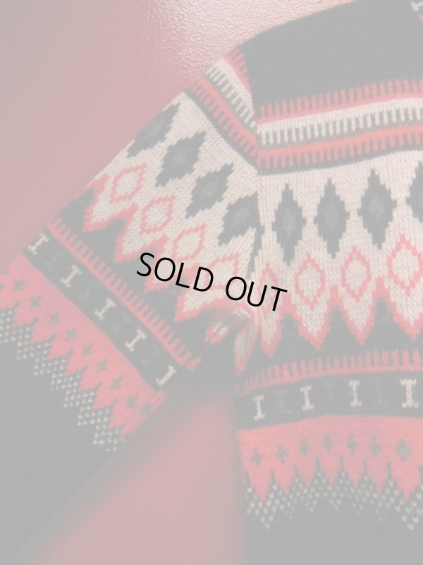 画像8: 1950'〜 CAMPUS ORLON ACRYLIC NORDIC SWEATER SIZE/M