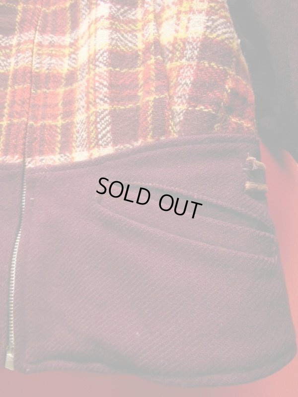 画像5: 1930'S UNKNOWN TWO TONE WOOL SPORTS JACKET