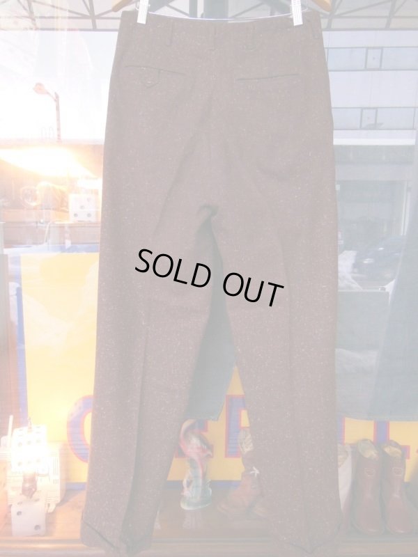 画像8: 1950'S UNKNOWN FLECK TWEED WOOL SLACKS SIZE/36X33