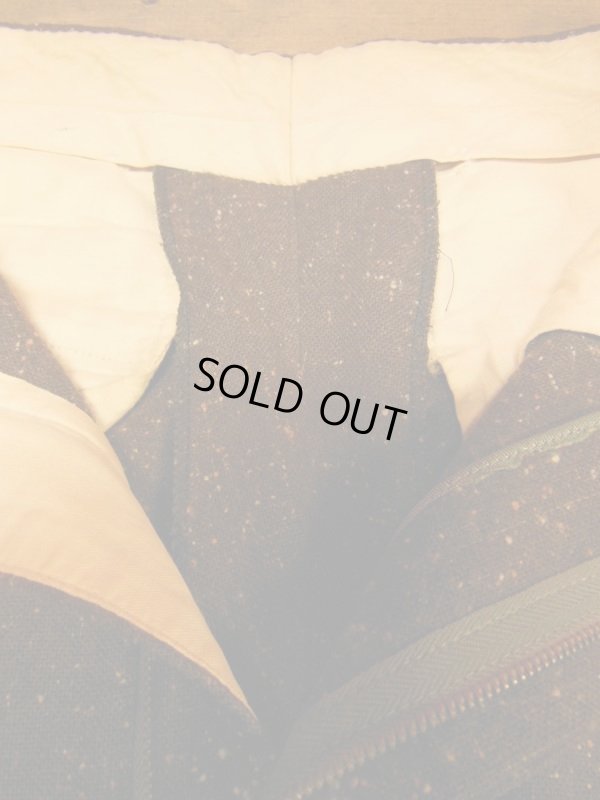 画像5: 1950'S UNKNOWN FLECK TWEED WOOL SLACKS SIZE/36X33