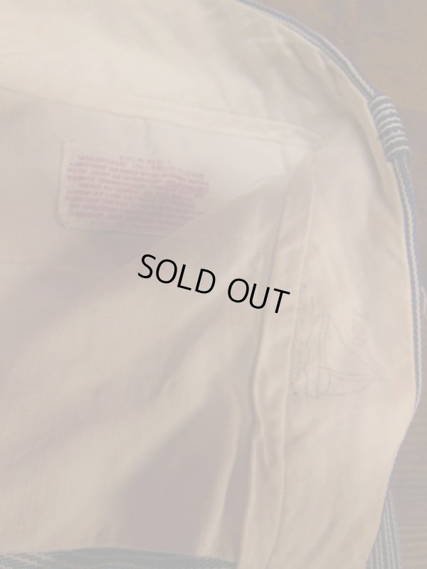 画像10: 1960'S LEE RANDOM HICKORY STRIPE WORK TROUSERS SIZE/34X31.5