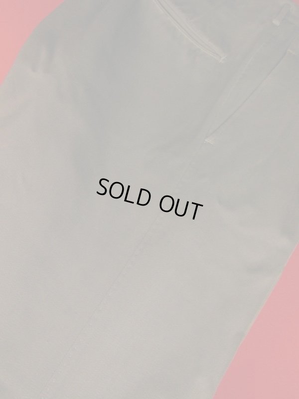 画像4: 1950'S CHACOAL GRAY GABERDINE SADDLE STTICH SLACKS SIZE/35X31