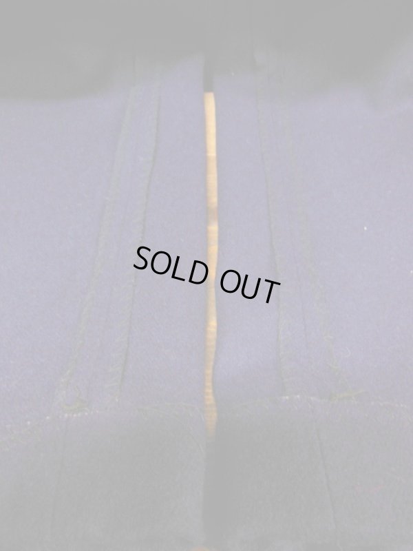 画像10: 1950'S UNKNOWN NAVY WOOL SLACKS W/BELT SIZE/34X32