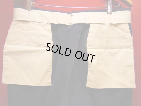 画像15: 1950'S UNKNOWN NAVY WOOL SLACKS W/BELT SIZE/34X32