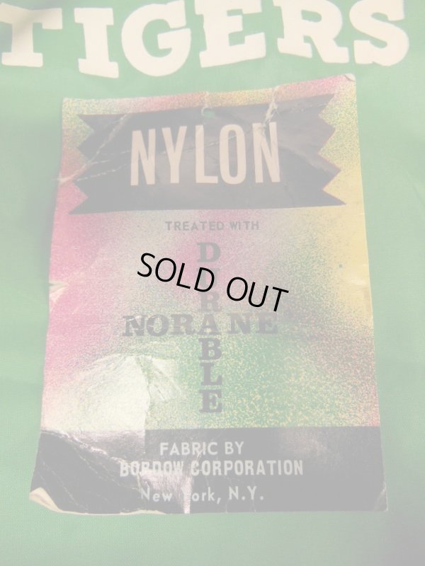 画像9: 〜1970'S DEADSTOCK GREENUP HIGH TIGERS NYLON COACH JKT/SZ/MEDIUM