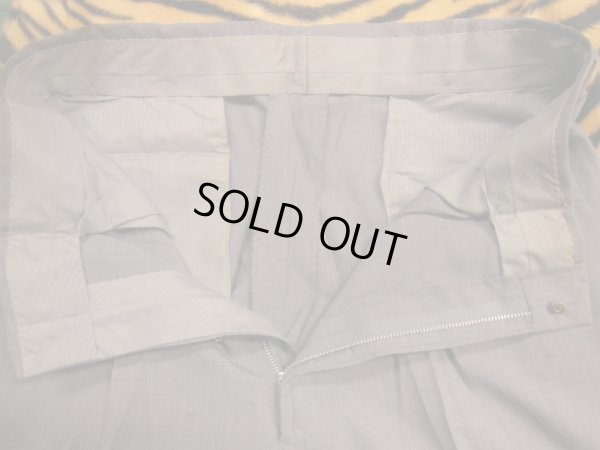 画像4: 1950'S DEADSTOCK WASH AND WEAR GRAY FLECK RAYON ACETATE  SLACKS W34