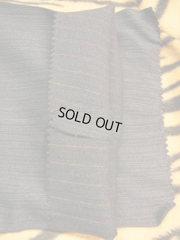 画像8: 1950'S DEADSTOCK BURLINGTON FLECK DARK GRAY RAYON ACETATE SLACKS W38