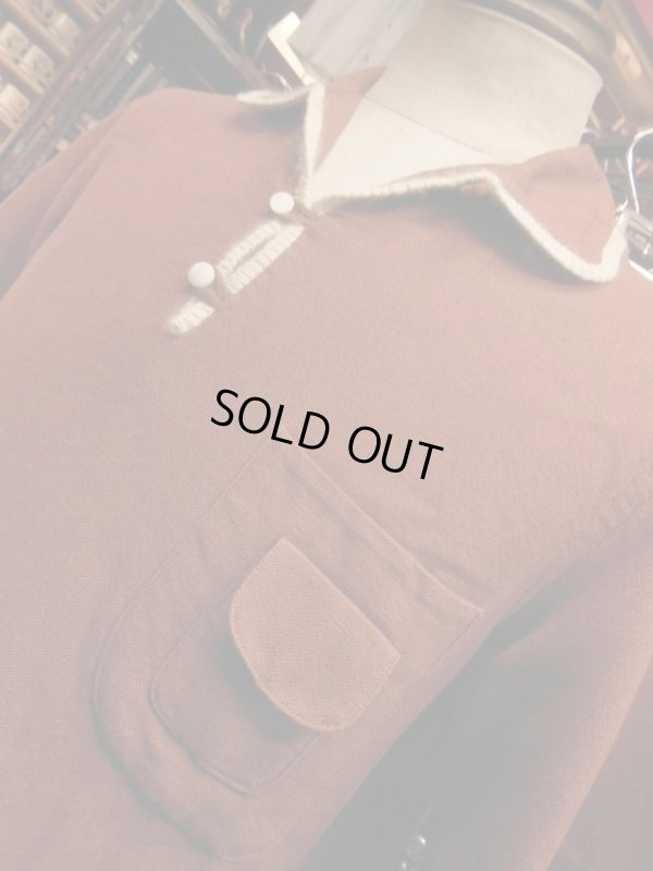 画像11: 1950'S WILLIUM PEAKE BROWN HOPSACK PULLOVER SZ/M