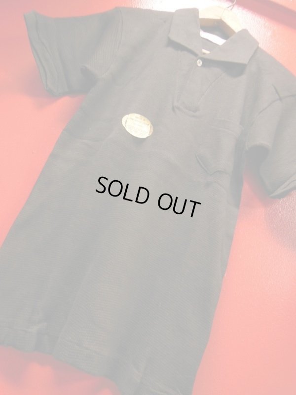 画像8: 1950'S DEADSTOCK BRADFORD MFG.CO. BLACK COTTON KNIT PULLOVER SHIRT SZ/MEDIUM