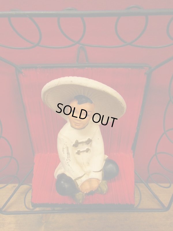 画像5: 1950'S ORIENTAL WALL DECORATION PAIR 陶器オリエンタル壁掛け