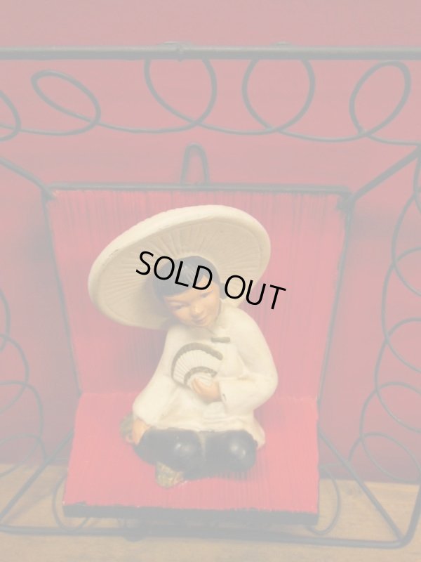 画像10: 1950'S ORIENTAL WALL DECORATION PAIR 陶器オリエンタル壁掛け