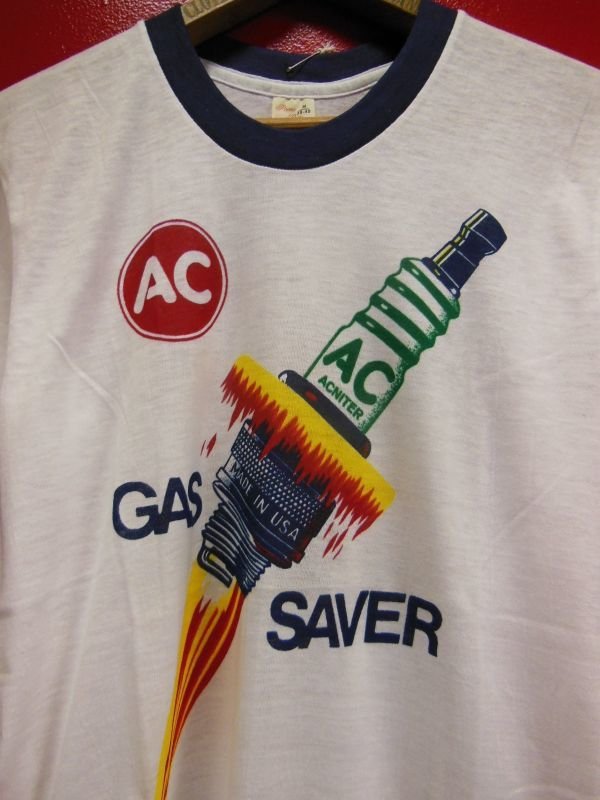 画像11: 1970'S DEADSTOCK AC DELCO SPARK PLUG ADVERTISING TEE/MEDIUM
