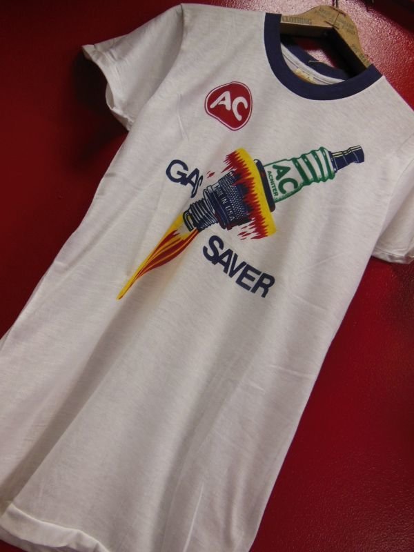 画像12: 1970'S DEADSTOCK AC DELCO SPARK PLUG ADVERTISING TEE/MEDIUM