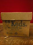 画像15: 1950'S~NOS w/BOX US KEDS BIG LEAGUER BAL BLACK CANVAS SHOES/5-1/2