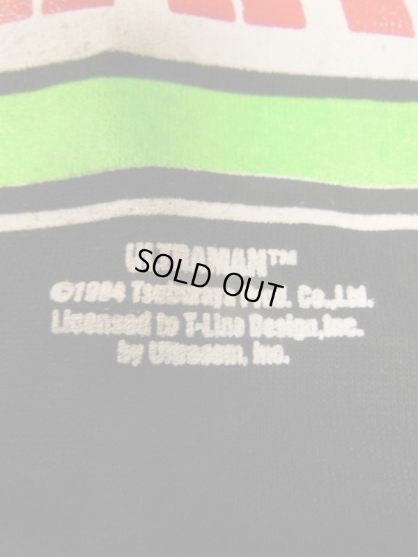 画像7: 1990'S 1994コピーライトデッドストック ANVILウルトラマン LS Tシャツ/米国製/黒/SZ/L/ ロンT