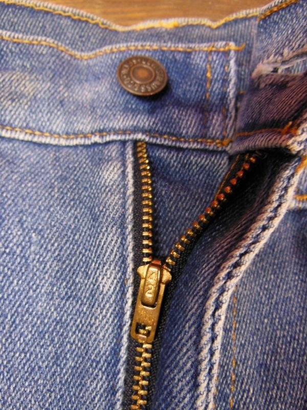 画像5: 80S90S リーバイス US古着リメイクデニムパッチワーク スカート(2)/実寸W30インチ