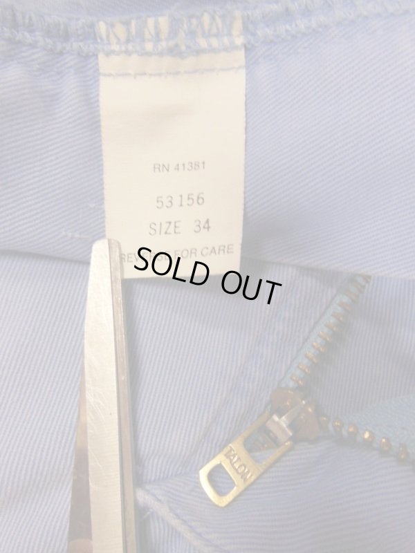 画像6: 1980'S RALPH LAUREN SAX BLUE POLO CHINO SHORT PANTS W34/米国製