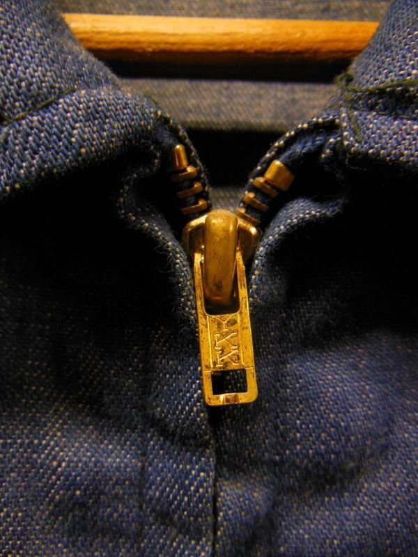 画像4: 1950'S JAPANESE USN STYLE DENIM JACKET LUNY TUNES COYOTE EMBROIDERED コヨーテ刺繍 SZ/L