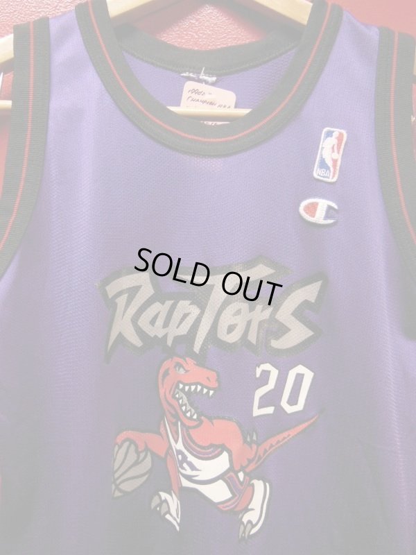 画像6: 90S US古着 ビンテージ チャンピオン米国製 NBA タンクトップ 20 ラプターズ  スタウダマイアー/SZ/14-16