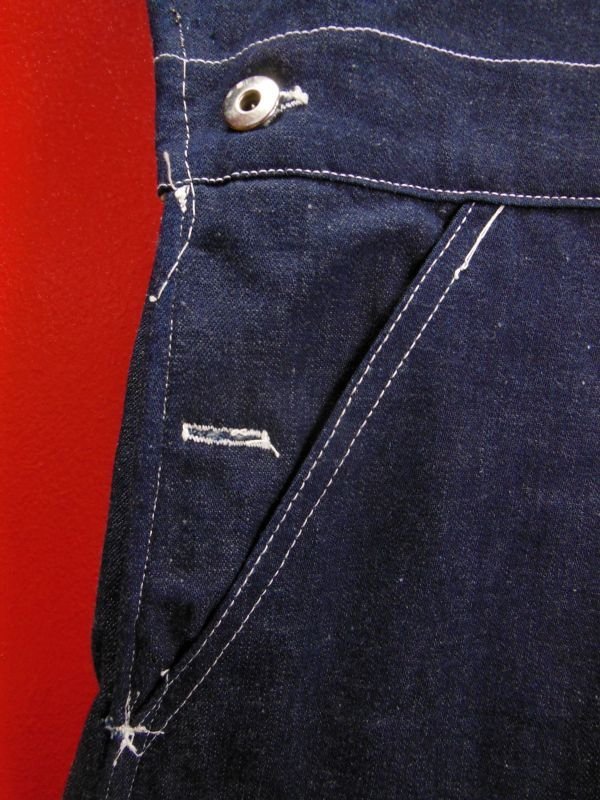 画像6: 1940'S DEADSTOCK BIG BOB DENIM OVERALLS SZ/36X33