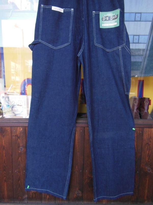 画像14: 1940'S DEADSTOCK BIG BOB DENIM OVERALLS SZ/36X33