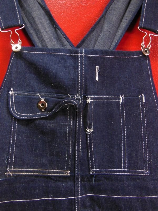 画像4: 1940'S DEADSTOCK BIG BOB DENIM OVERALLS SZ/36X33