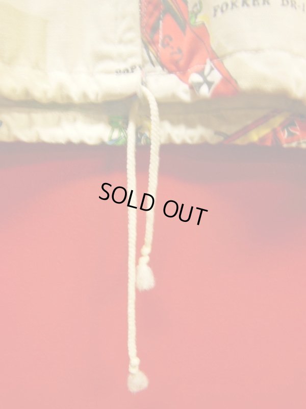 画像4: 1960'S〜 OLD AIRPLANE POPART COTTON JACKET SZ/SMALL/飛行機 総柄 ポップアート プリント