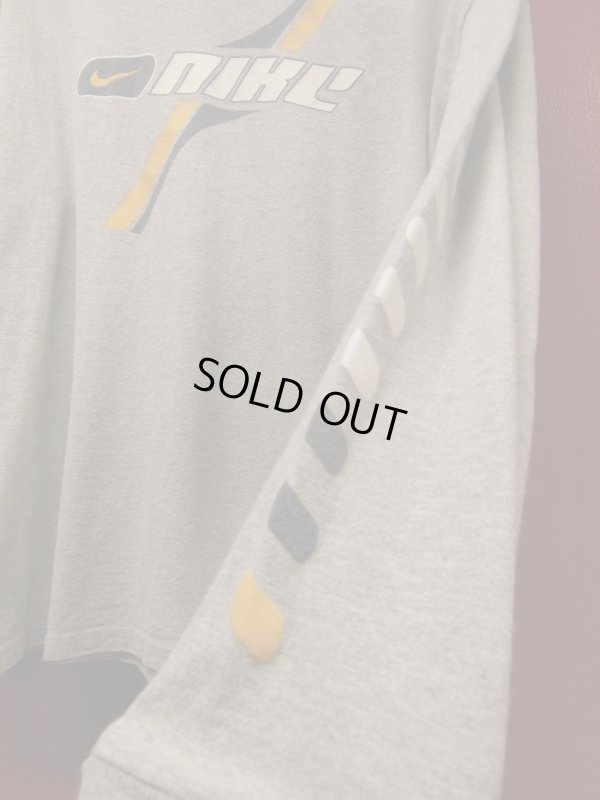 画像4: 90S US古着 米国材料使用メキシコ製 NIKE グレー ロンT/SZ/ユースL