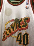画像8: 90S US古着 ビンテージ チャンピオン メキシコ製 NBA 両面 タンクトップ 40 SONICKS ショーン・ケンプ/SZ/10-12