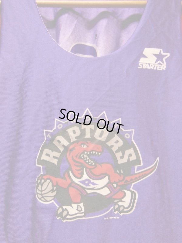 画像7: 90S US古着 ビンテージ STARTER NBA タンクトップ RAPTARS/リバーシブル/YOUTH-XL0