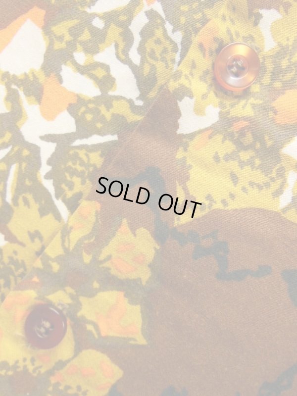 画像7: 60S70S 米国製 ビンテージ KONAKAI JANTZEN コットン ハワイアン アロハシャツ/Mサイズ US古着