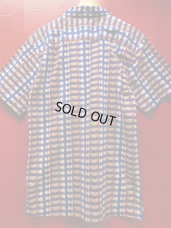 画像4: 90S 00S US古着 TARGET TOOTSIE ROLL 米国お菓子 総柄 ポップアート半袖シャツ/Mサイズ/ノベルティー 企業物 90S