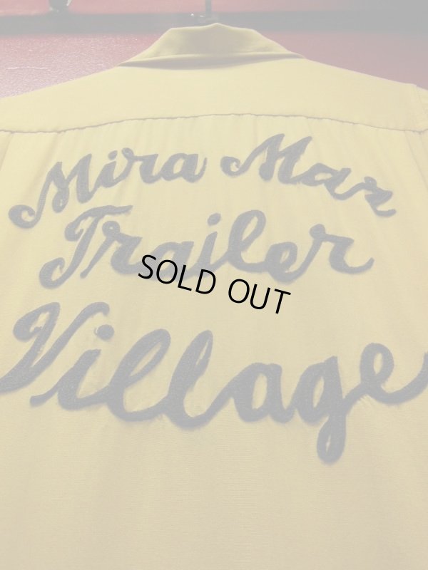 画像12: 1950'S The GTEN STRIKE by KING LOUIE EMBROIDERED RAYON BOWLING SHIRT SZ/M