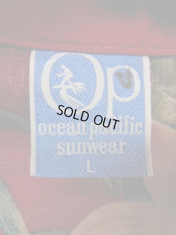 画像3: 70S80S 米国製 ビンテージ OP パイナップル柄 レーヨンハワイアン アロハシャツ/L US古着