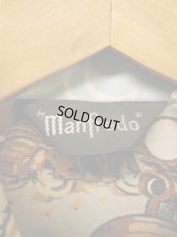 画像4: 70S ビンテージ US古着 MANFREDOハーレーダビッドソン総柄プリント/Mサイズ 