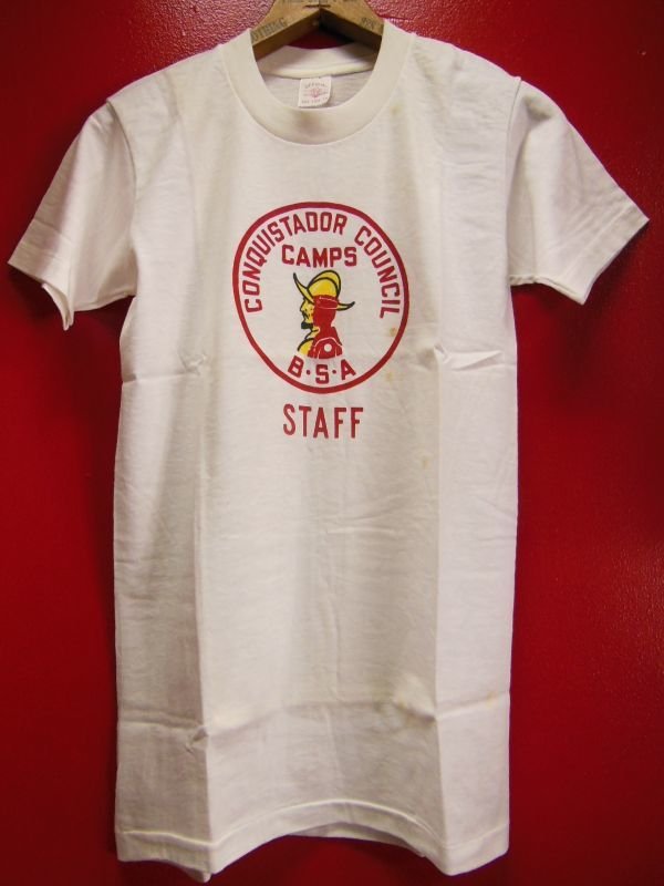 画像9: 1960'S DEADSTOCK BSA CONQUISTADOR COUNCIL T-SHIRT SZ/16