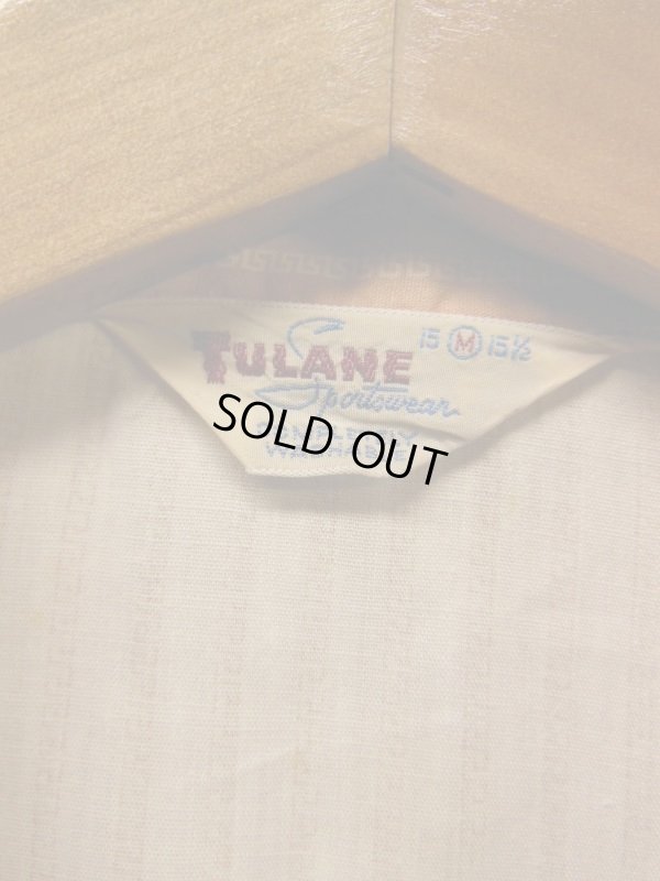 画像3: 1950'STULANE SPORTSWEAR TWO TONE ITALIAN COLLAR COTTON SHIRT SZ/M