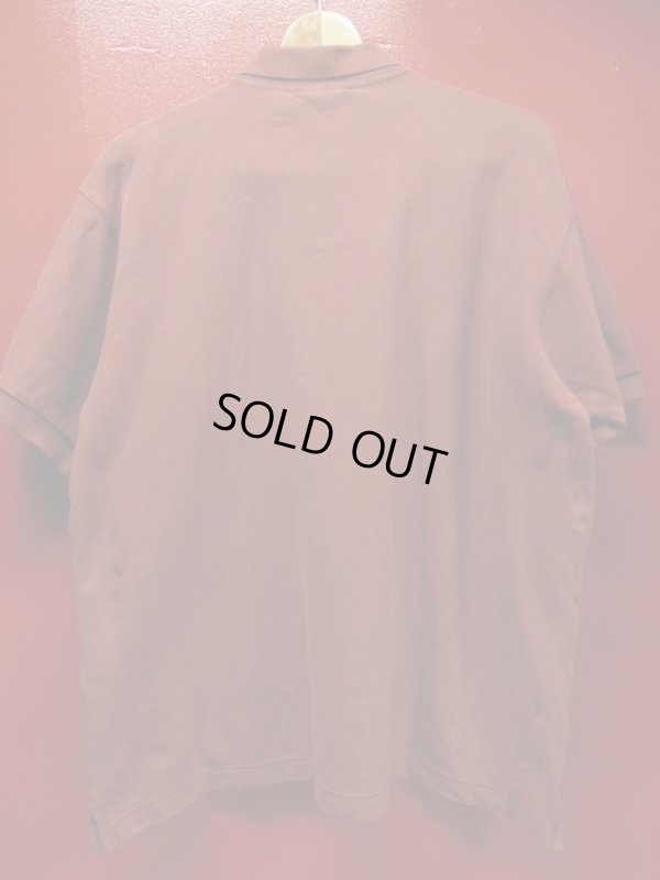 画像6: 90S オールドビンテージPATAGONIA パタゴニア半袖ポロシャツ/バーガンディー/L