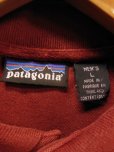 画像3: 90S オールドビンテージPATAGONIA パタゴニア半袖ポロシャツ/バーガンディー/L
