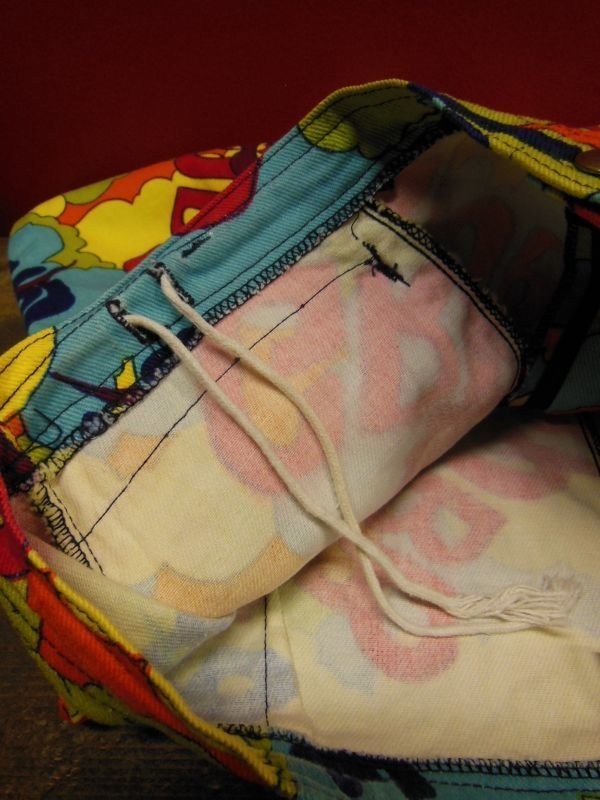 画像8: 1970'S GRUBB BY ROBERT BRUCE LOVE & PIECE POP ART PRINT SHORTS/W38米国製