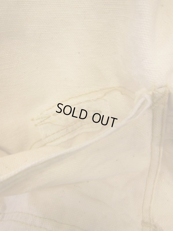 画像19: 1940'S USED SUPER PAY DAY UNBREACHED CANVAS OVERALLS Ｗ/TOOL APRON 44X30