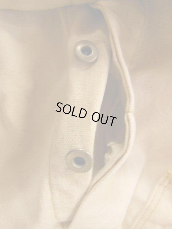 画像16: 1940'S USED SUPER PAY DAY UNBREACHED CANVAS OVERALLS Ｗ/TOOL APRON 44X30