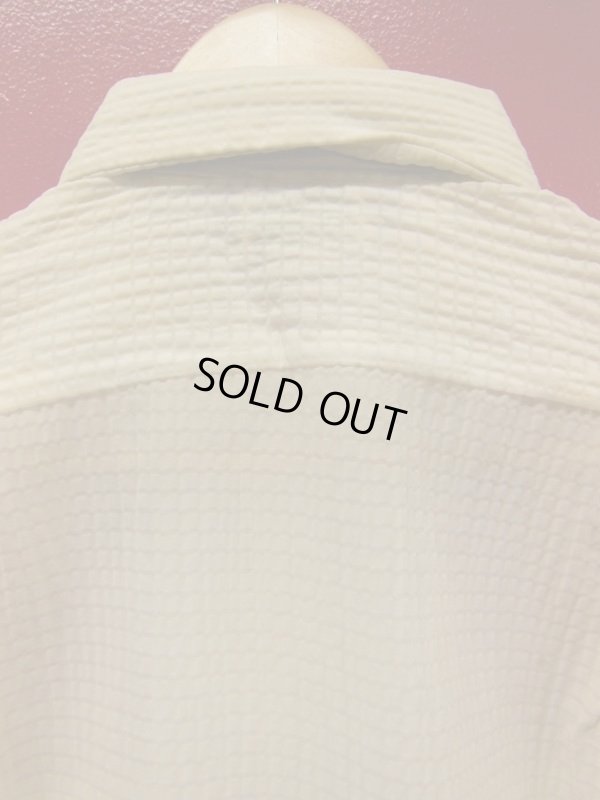 画像7: 1950'S DEADSTOCK GUYMONT WAFFLE WEAVE NYLON SPORT SHIRT SZ/M