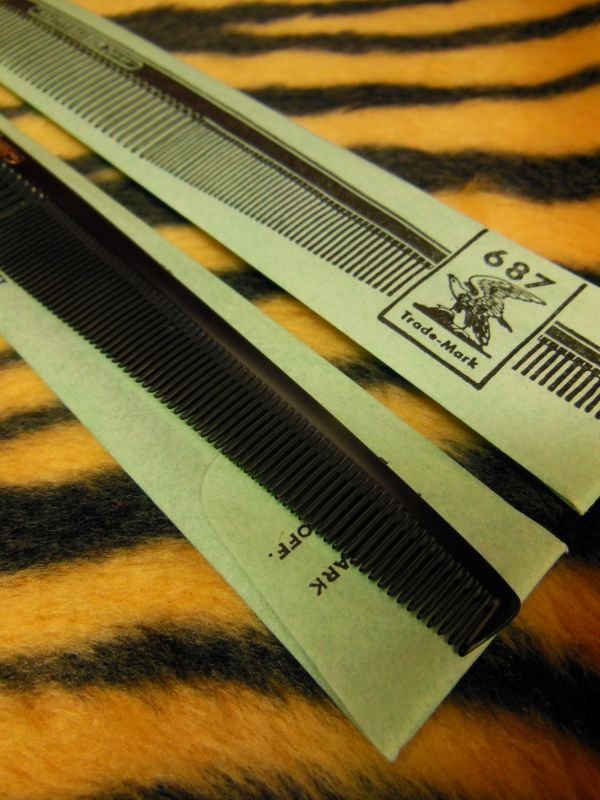 画像10: 1950'S DEADSTOCK EAGLE HARD RUBBER 7-1/2 INCH COMB 687