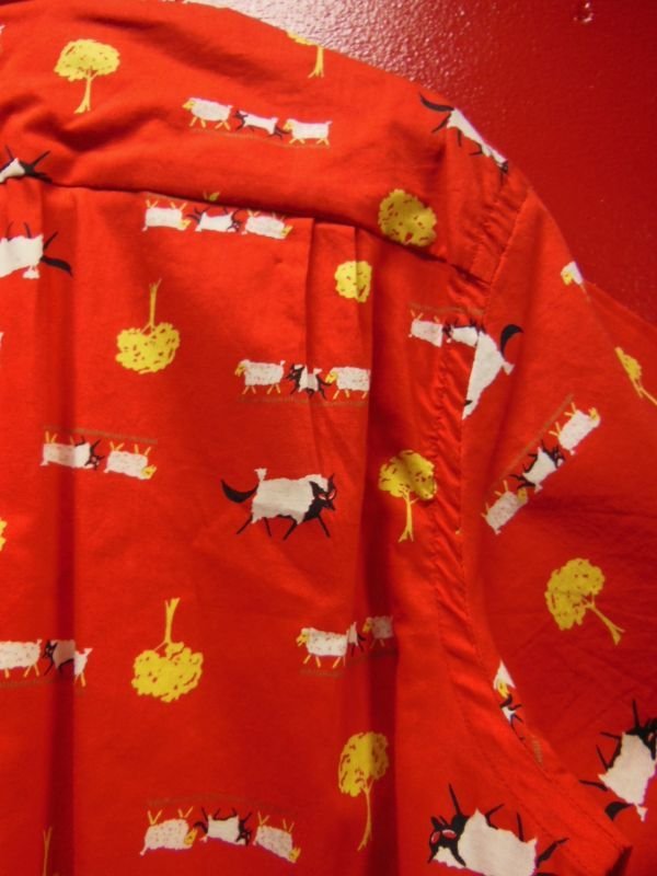 画像9: 1950'S JANTZEN "WOLF IN SHEEP'S CLOTHING" COTTON SHIRT SZ/L
