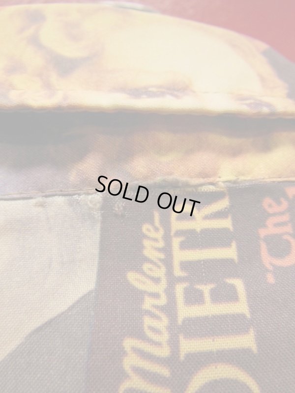 画像8: 70S ビンテージ HOLLYWOOD ハリウッドスターズ ピクチャープリント ポリシャツ/Mサイズ