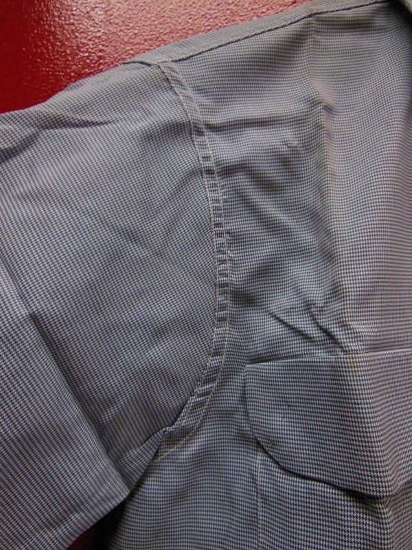 画像7: 1950'S DEADSTOCK BROOKS LANE HOUNDSTOOTH ACETATE SHIRT SZ/MEDIUM