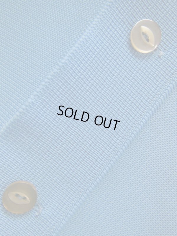 画像7: 60S70S SEARS KINGS ROAD バンロンニット 半袖 シャツジャケット/Lサイズ