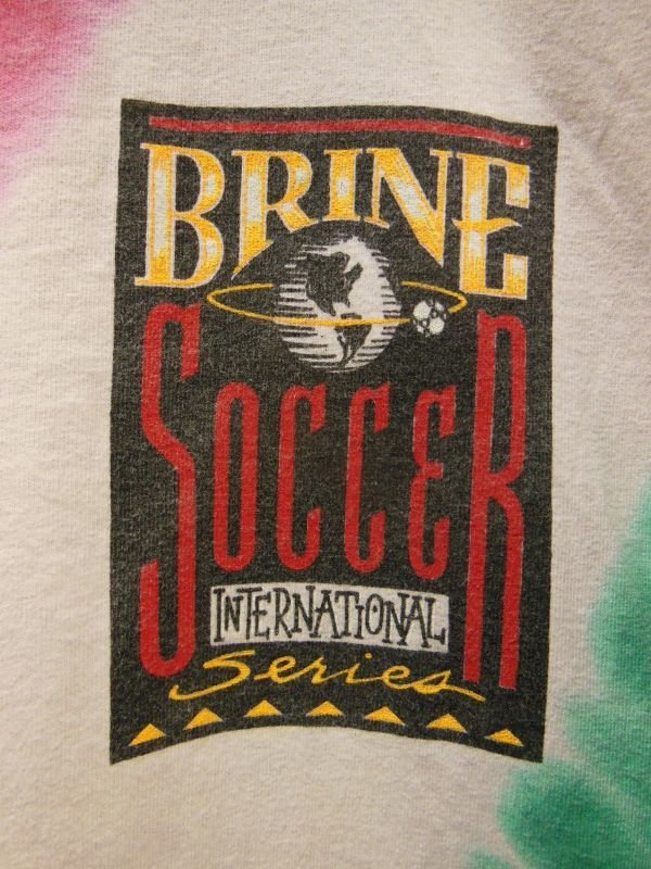画像5: 90S US古着 ビンテージ BRINE サッカー イタリア タイダイTシャツ 大きめXXLサイズ